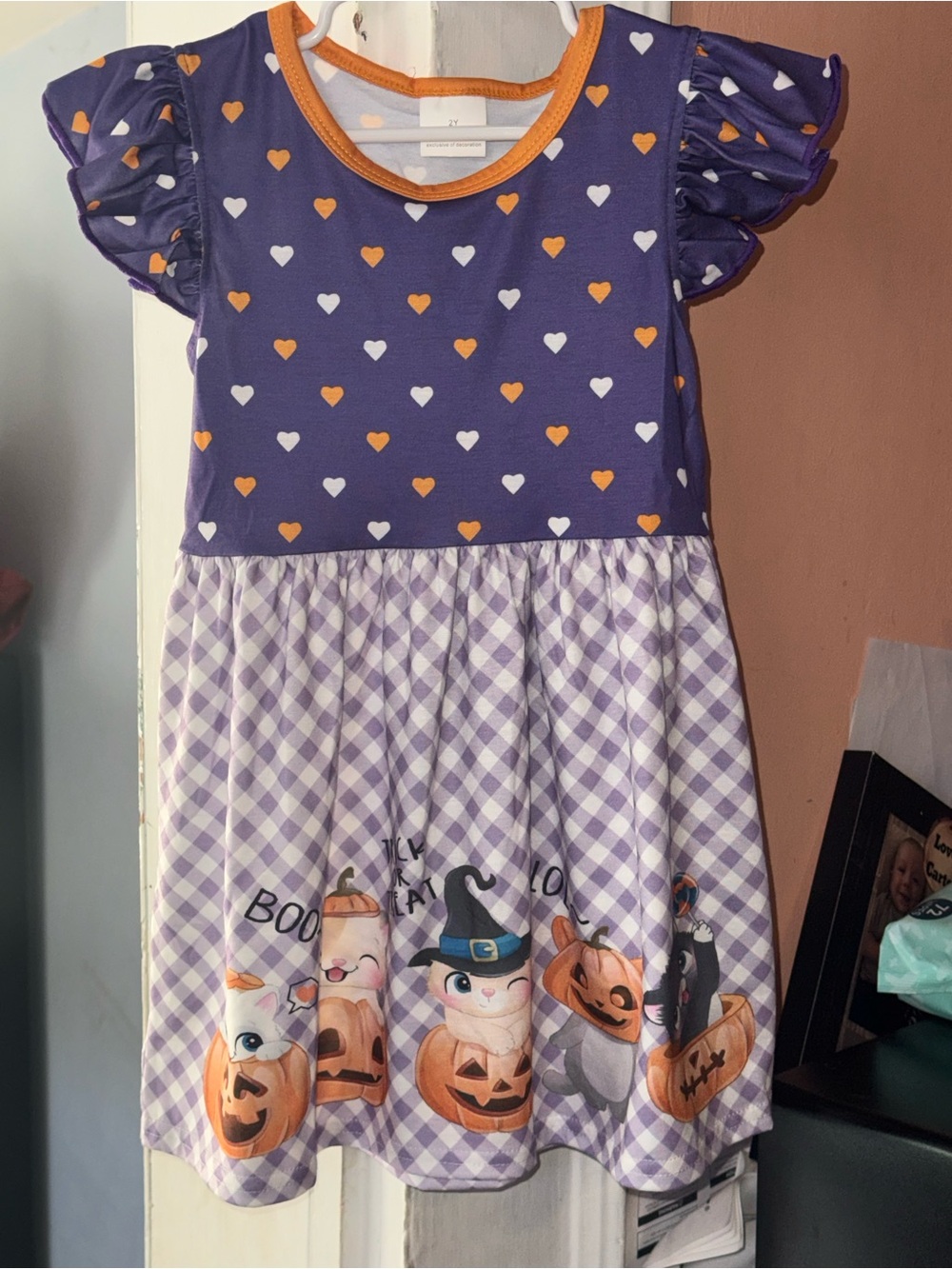 Girl's Boutique Kitten Halloween Dress